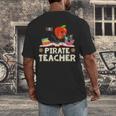 Pirate Teacher Men Women Kids Men's Back Print T-Shirt, funny design