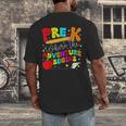 Pre-k Where The Adventure Begins First Day Of Prek Teacher Men's Back Print T-Shirt, funny design