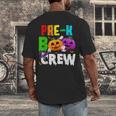 Pre K Boo Crew Halloween Costume Teachers Kids Men's Back Print T-Shirt, funny design