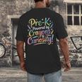 Pre-K Crayons & Curiosity Preschool Teachers Life Tie Dye Men's Back Print T-Shirt, funny design Pre-K Crayons & Curiosity Preschool Teachers Life Tie Dye Men's Back Print T-Shirt, funny design