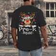 Pre-k Teacher Squad Reindeer Teacher Christmas Men's Back Print T-Shirt, funny design