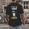 Pre-K Vibes Only Penguin Teachers Kids Back To School Men's Back Print T-Shirt, funny design Pre-K Vibes Only Penguin Teachers Kids Back To School Men's Back Print T-Shirt, funny design