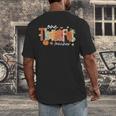Preppy One Thankful Teacher Coquette Thanksgiving Teacher Men's Back Print T-Shirt, funny design Preppy One Thankful Teacher Coquette Thanksgiving Teacher Men's Back Print T-Shirt, funny design