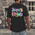 Preppy Seventh Grade Back To School 7th Grade Teachers Girls Men's Back Print T-Shirt, funny design