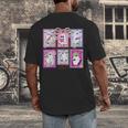 Preppy Spooky Teacher Halloween Ghost Coquette Bow Autumn Men's Back Print T-Shirt, funny design Preppy Spooky Teacher Halloween Ghost Coquette Bow Autumn Men's Back Print T-Shirt, funny design