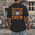 Preschool Boo Crew Halloween Teachers Students Costume Men's Back Print T-Shirt, funny design Preschool Boo Crew Halloween Teachers Students Costume Men's Back Print T-Shirt, funny design