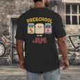 Preschool Is My Jam Teacher Shirt Men's Back Print T-Shirt, funny design Preschool Is My Jam Teacher Shirt Men's Back Print T-Shirt, funny design