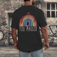 Pretty YOU MATTER Rainbow Positive Message Teachers Kids Men's Back Print T-Shirt, funny design Pretty YOU MATTER Rainbow Positive Message Teachers Kids Men's Back Print T-Shirt, funny design
