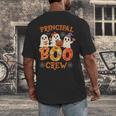 Principal Teacher Boo Crew Halloween Spooky Costume Men's Back Print T-Shirt, funny design Principal Teacher Boo Crew Halloween Spooky Costume Men's Back Print T-Shirt, funny design