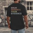 Prove It Cite Your Evidence English Teachers Day Men's Back Print T-Shirt, funny design