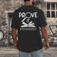 Prove It Text Evidences Reading Teacher First Day Of School Men's Back Print T-Shirt, funny design