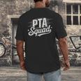 PTA Squad Parent Teacher Association Back To School Teacher Men's Back Print T-Shirt, funny design PTA Squad Parent Teacher Association Back To School Teacher Men's Back Print T-Shirt, funny design