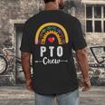 PTO Crew Parent School Volunteer Board Mom Parent Teacher Men's Back Print T-Shirt, funny design PTO Crew Parent School Volunteer Board Mom Parent Teacher Men's Back Print T-Shirt, funny design