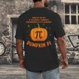 Pumpkin Pie Pi Math Teacher Shirt Halloween Men Adult Men's Back Print T-Shirt, funny design