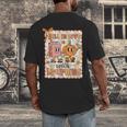 Pumpkin Teacher Preppy Fall In Love With Learning Autumn Men's Back Print T-Shirt, funny design Pumpkin Teacher Preppy Fall In Love With Learning Autumn Men's Back Print T-Shirt, funny design