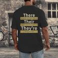 There Their They'Re T Shirt English Grammar Teacher For Men Women Men's Back Print T-Shirt, funny design There Their They'Re T Shirt English Grammar Teacher For Men Women Men's Back Print T-Shirt, funny design