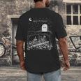Read In Peace Skeleton Halloween Book Reading Spooky Teacher Men's Back Print T-Shirt, funny design