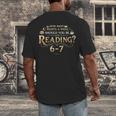 Reading 6–7 Teacher Librarian English Book Lover Quote Men's Back Print T-Shirt, funny design Reading 6–7 Teacher Librarian English Book Lover Quote Men's Back Print T-Shirt, funny design