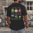 Reading Teacher Syllable Types Phonics Phonemic Awareness Men's Back Print T-Shirt, funny design