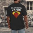 Real Superheroes Don't Wear Capes Teacher Shirt Teaching Te Men's Back Print T-Shirt, funny design Real Superheroes Don't Wear Capes Teacher Shirt Teaching Te Men's Back Print T-Shirt, funny design