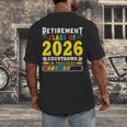 Retirement Primary Elementary Teacher 2026 Retiring Progress Men's Back Print T-Shirt, funny design Retirement Primary Elementary Teacher 2026 Retiring Progress Men's Back Print T-Shirt, funny design