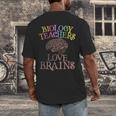 Retro BIOLOGY TEACHERS LOVE BRAINS This Is My Scary STEM Men's Back Print T-Shirt, funny design