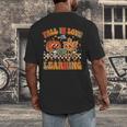 Retro Fall In Love With Learning Autumn Pumpkin Teachers Men's Back Print T-Shirt, funny design Retro Fall In Love With Learning Autumn Pumpkin Teachers Men's Back Print T-Shirt, funny design