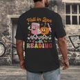 Retro Fall In Love With Learning Pumpkin Autumn Teacher Men's Back Print T-Shirt, funny design Retro Fall In Love With Learning Pumpkin Autumn Teacher Men's Back Print T-Shirt, funny design