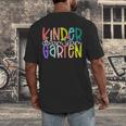 Retro Kindergarten Dream Team Back To School Teacher Kids Men's Back Print T-Shirt, funny design Retro Kindergarten Dream Team Back To School Teacher Kids Men's Back Print T-Shirt, funny design