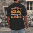 Retro Pumpkin Fall In Love With Learning Autumn Teacher Men's Back Print T-Shirt, funny design