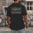 Retro School Counselor Counseling Teacher Appreciation Men's Back Print T-Shirt, funny design Retro School Counselor Counseling Teacher Appreciation Men's Back Print T-Shirt, funny design