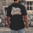 Retro Sunset Fifth Grade Teacher & Student Back To School Men's Back Print T-Shirt, funny design Retro Sunset Fifth Grade Teacher & Student Back To School Men's Back Print T-Shirt, funny design