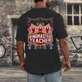 Ringmaster Teacher Costume – Carnival Birthday Style Men's Back Print T-Shirt, funny design