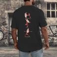 Santa Yoga Poses For Yogi Teacher Christmas Yoga Poses Men's Back Print T-Shirt, funny design Santa Yoga Poses For Yogi Teacher Christmas Yoga Poses Men's Back Print T-Shirt, funny design