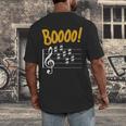 Scary Key Signature Boo Music Halloween Musician Teacher Men Women Men's Back Print T-Shirt, funny design Scary Key Signature Boo Music Halloween Musician Teacher Men Women Men's Back Print T-Shirt, funny design