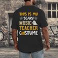 This Is My Scary Music Teacher Halloween Costumes Pajama Men's Back Print T-Shirt, funny design This Is My Scary Music Teacher Halloween Costumes Pajama Men's Back Print T-Shirt, funny design