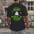 Scary Physical Education Ed Teacher Costume Halloween Easy Men's Back Print T-Shirt, funny design Scary Physical Education Ed Teacher Costume Halloween Easy Men's Back Print T-Shirt, funny design