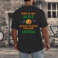 My Scary Social Studies Teacher Costume Halloween Men Women Men's Back Print T-Shirt, funny design My Scary Social Studies Teacher Costume Halloween Men Women Men's Back Print T-Shirt, funny design