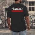 School Counselor Teacher Guidance Counseling For Men Women Kids Men's Back Print T-Shirt, funny design School Counselor Teacher Guidance Counseling For Men Women Kids Men's Back Print T-Shirt, funny design