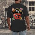 School International Talk Like A Pirate Day Pirate Teacher Men's Back Print T-Shirt, funny design School International Talk Like A Pirate Day Pirate Teacher Men's Back Print T-Shirt, funny design