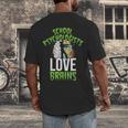 School Psychologists Love Brains Halloween Teacher Counselor Men's Back Print T-Shirt, funny design School Psychologists Love Brains Halloween Teacher Counselor Men's Back Print T-Shirt, funny design