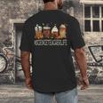 Science Teacher Horror Fall Coffee Halloween Pumpkin Autumn Men's Back Print T-Shirt, funny design Science Teacher Horror Fall Coffee Halloween Pumpkin Autumn Men's Back Print T-Shirt, funny design