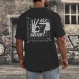 Six Seven Coordinate 67 Skeleton Math Teacher 67 Men's Back Print T-Shirt, funny design Six Seven Coordinate 67 Skeleton Math Teacher 67 Men's Back Print T-Shirt, funny design