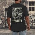 Skeleton Music Teacher I'Ll Wait Until It's Quiet Men's Back Print T-Shirt, funny design Skeleton Music Teacher I'Ll Wait Until It's Quiet Men's Back Print T-Shirt, funny design