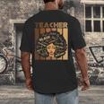 Smart Teacher Afro Girl Melanin African American Wowen Men's Back Print T-Shirt, funny design