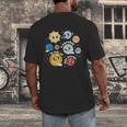 Solar System Learning Is Out Of This World Science Teacher Men's Back Print T-Shirt, funny design