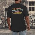 Spanish Teacher Dual Language Bilingual Teacher Cute Preppy Men's Back Print T-Shirt, funny design