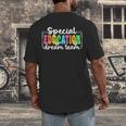 Special Education Dream Team Back To School SPED Teacher Men's Back Print T-Shirt, funny design