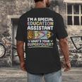Special Educational Assistant And Sped Teacher Men's Back Print T-Shirt, funny design Special Educational Assistant And Sped Teacher Men's Back Print T-Shirt, funny design