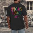 Specials Squad Art Music PE Tech Gym Teacher Team Men's Back Print T-Shirt, funny design Specials Squad Art Music PE Tech Gym Teacher Team Men's Back Print T-Shirt, funny design